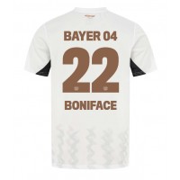 Moški Nogometni dresi Bayer Leverkusen Victor Boniface #22 Gostujoči 2024-25 Kratek Rokav